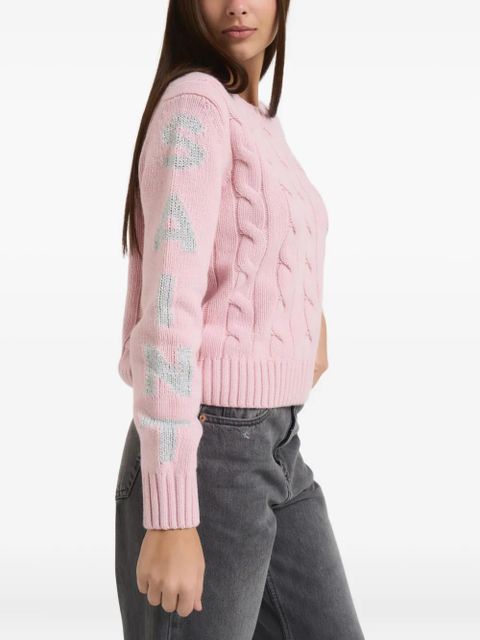 MC2 Saint Barth cable-knit sweater - Pink - zdjęcie produktu nr 2