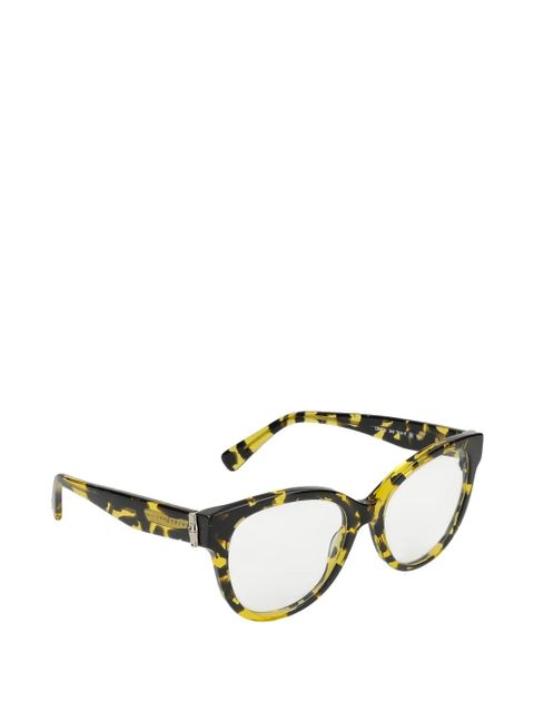 Longchamp browline-frame glasses - Yellow