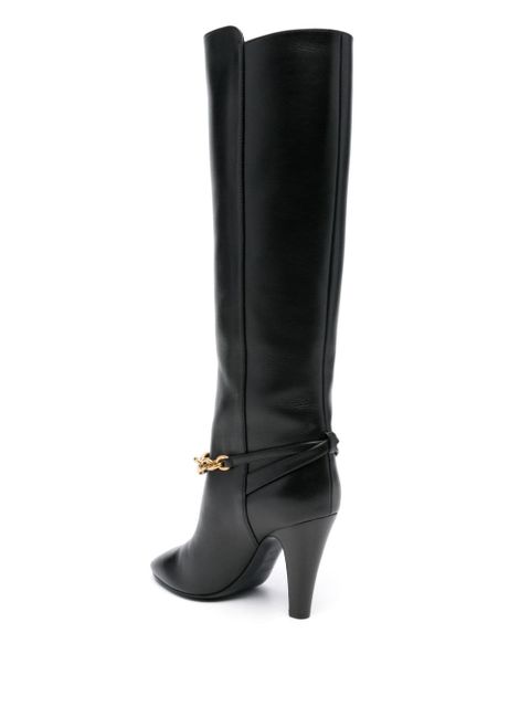 Saint Laurent 100mm Le Maillon boots - Black