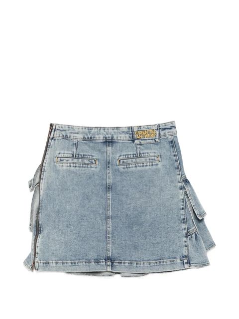 Essentiel Antwerp tiered mini skirt - Blue - zdjęcie produktu nr 2