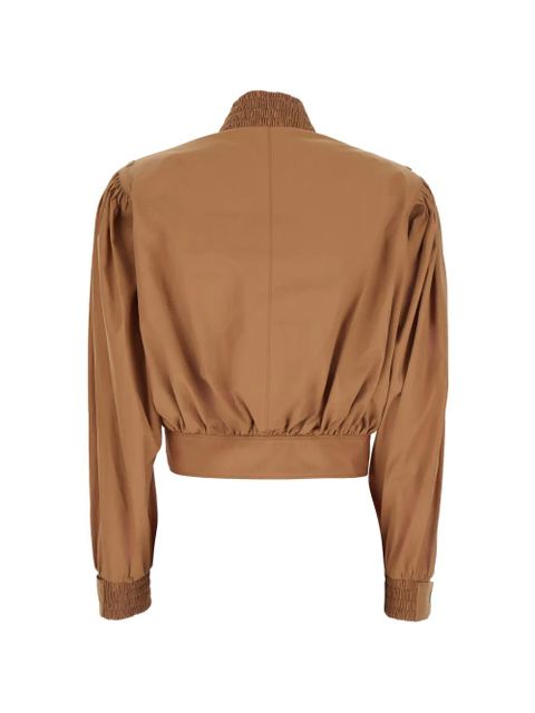 Chloé belted puff-sleeve jacket - Neutrals - zdjęcie produktu nr 2