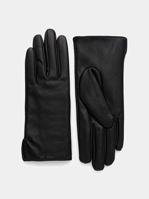 Guess rękawiczki damskie kolor czarny AW5389 POL02