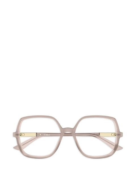Chloé Eyewear logo-detail glasses - Neutrals - zdjęcie produktu nr 1