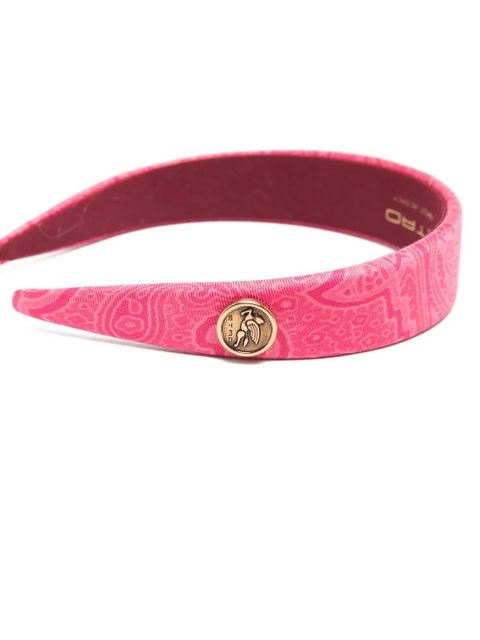 ETRO paisley button hair accessory - Pink