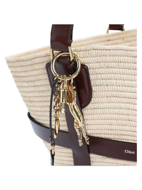 Chloé large Kerala 25 charm-detail shoulder bag - Neutrals