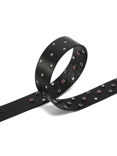 PINKO embellished buckle belt - Black