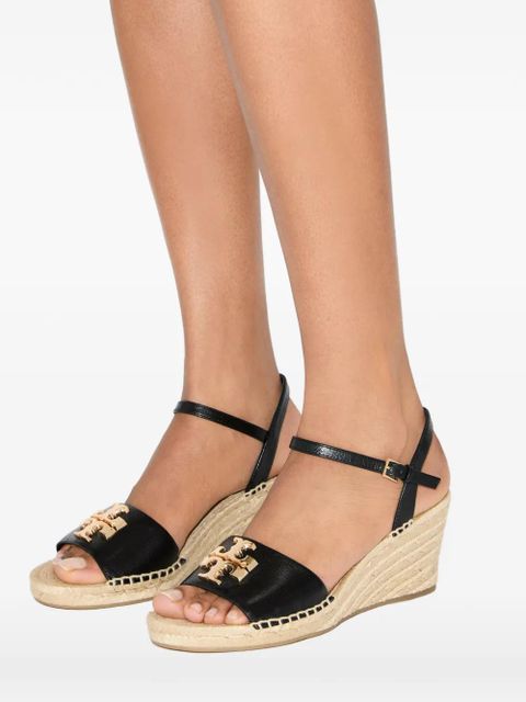 Tory Burch Eleanor wedge espadrilles - Black