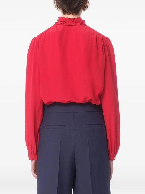 Valentino Garavani Crepe de Chine shirt - Red