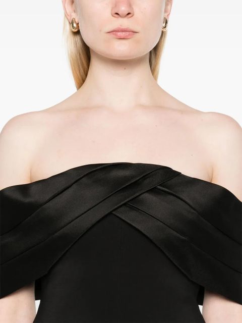 ANINE BING Fleur mini dress - Black