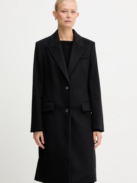 BOSS płaszcz wełniany kolor czarny 50548371 - zdjęcie produktu nr 1