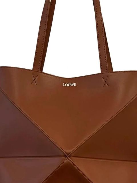 LOEWE medium Puzzle Fold shoulder bag - Brown