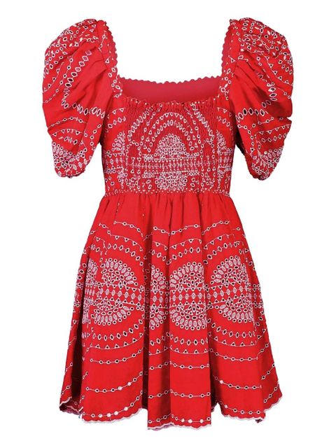 Charo Ruiz Ibiza puff-sleeve embroidered dress - zdjęcie produktu nr 1