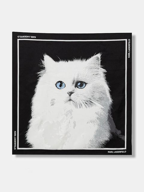 Karl Lagerfeld apaszka jedwabna IKON - zdjęcie produktu nr 1