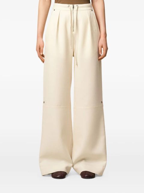 AMI Paris wool zipped trousers - Neutrals