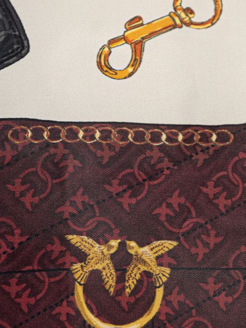 Pinko apaszka z dodatkiem jedwabiu - zdjęcie produktu nr 2