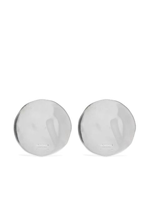 Jil Sander disc-detail earrings - Silver - zdjęcie produktu nr 1