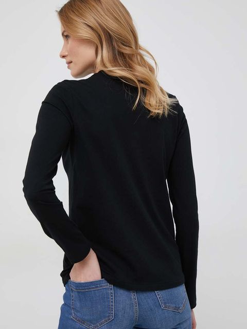 Polo Ralph Lauren longsleeve bawełniany kolor czarny 211898699 - zdjęcie produktu nr 2