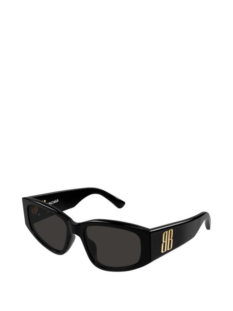 Balenciaga Eyewear logo geometric sunglasses - Black - zdjęcie produktu nr 2