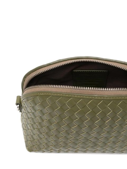 DRAGON DIFFUSION Chunky Fellini woven satchel cross body bag - Green