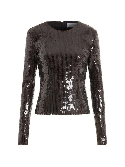 16Arlington Tanith sequin long-sleeved top - Black - zdjęcie produktu nr 1