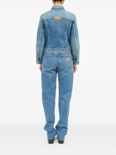 MM6 Maison Margiela two-tone denim jacket - Blue