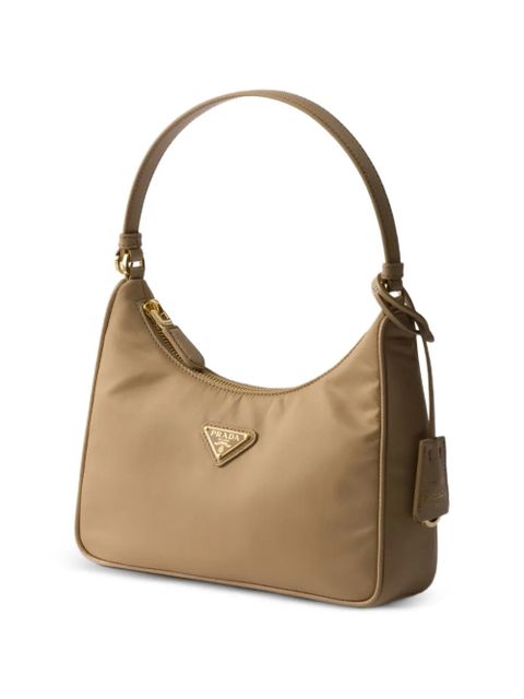 Prada mini Re-Edition 2005 zip tote bag - Neutrals