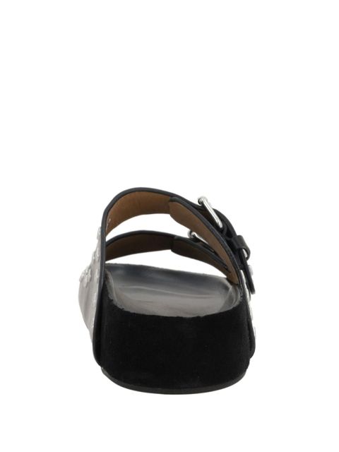 ISABEL MARANT Lennyo leather sandals - Black