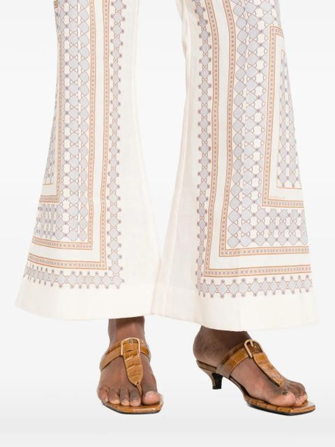 ZIMMERMANN geometric patterned trousers - Neutrals