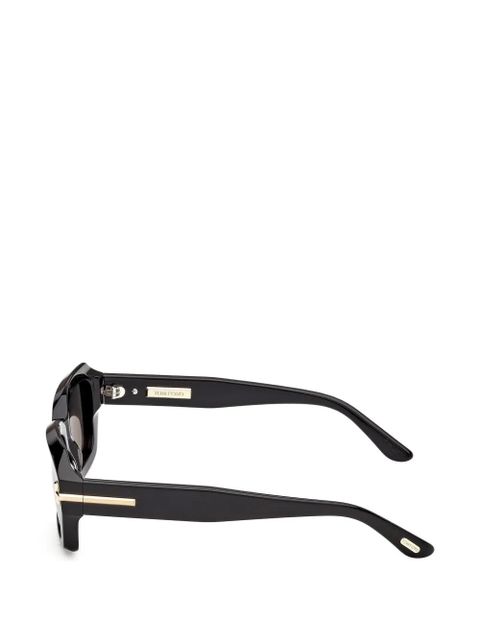 TOM FORD Eyewear rectangle-frame sunglasses - Black