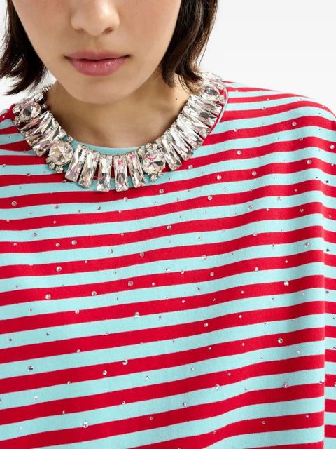 Essentiel Antwerp Joste striped T-shirt - Red