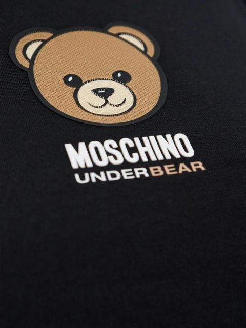 Moschino bear-motif tank top - Black