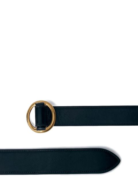 Saint Laurent buckle leather belt - Black