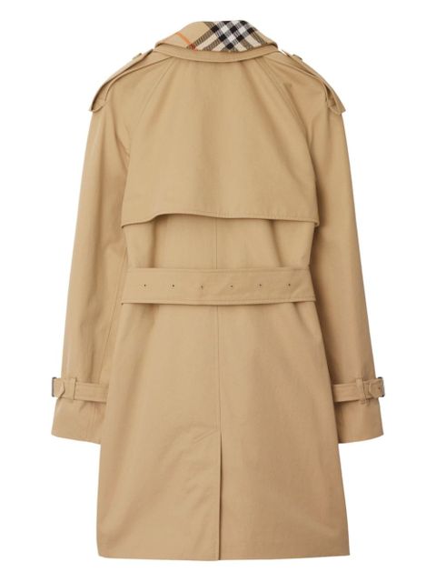 Burberry Vintage Check cotton trench coat - Neutrals