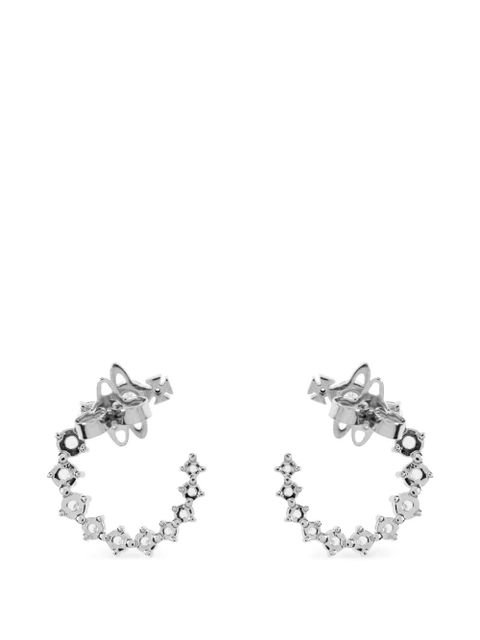 Vivienne Westwood embellished drop earrings - Silver