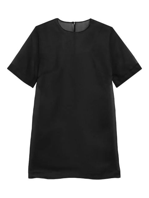 AMI Paris short-sleeve trapeze mini dress - Black - zdjęcie produktu nr 1