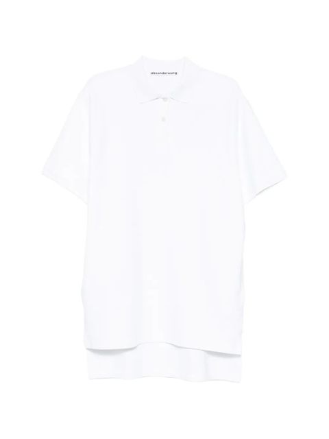 Alexander Wang logo-embroidered pocket mini dress - White - zdjęcie produktu nr 1