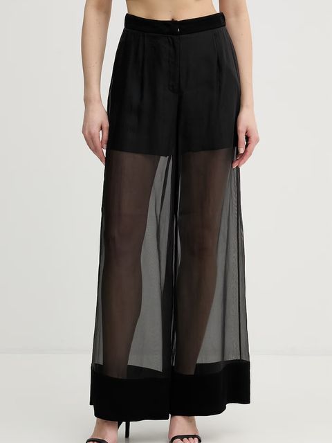 Karl Lagerfeld spodnie damskie z wiskozy - zdjęcie produktu nr 1