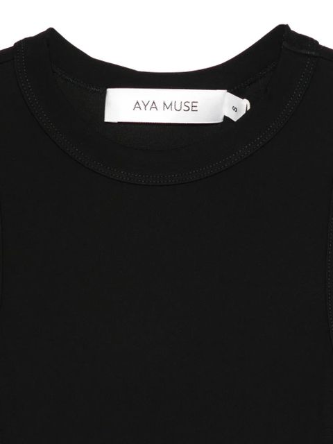 Aya Muse cotton tank top - Black - zdjęcie produktu nr 2