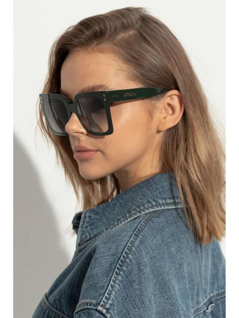 Isabel Marant Eyewear square-frame sunglasses - Green - zdjęcie produktu nr 2