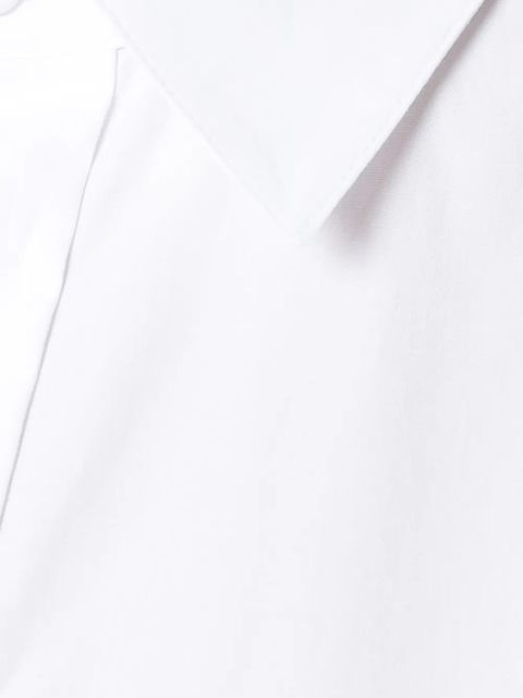 Off-White ruffled trim sleeveless shirt