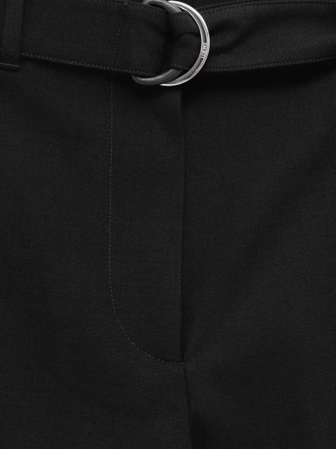LOEWE belted trousers - Black