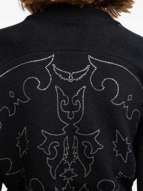 Zadig&Voltaire strass belted salomy ws west knitwear - Black