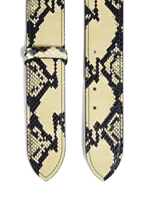 KHAITE Theo belt - White - zdjęcie produktu nr 2