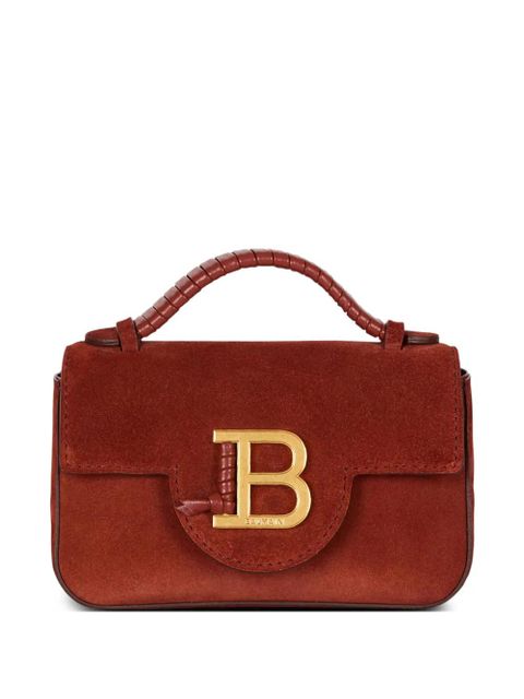 Balmain mini B-Buzz twisted-handle tote bag - Red - zdjęcie produktu nr 1