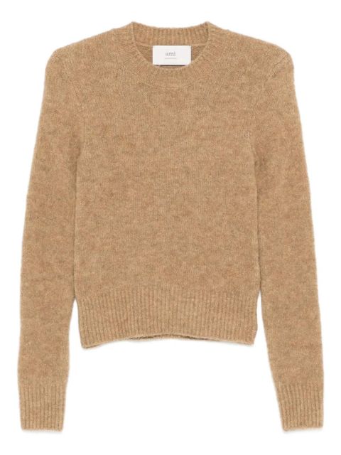 AMI Paris round-neck sweater - Neutrals - zdjęcie produktu nr 1