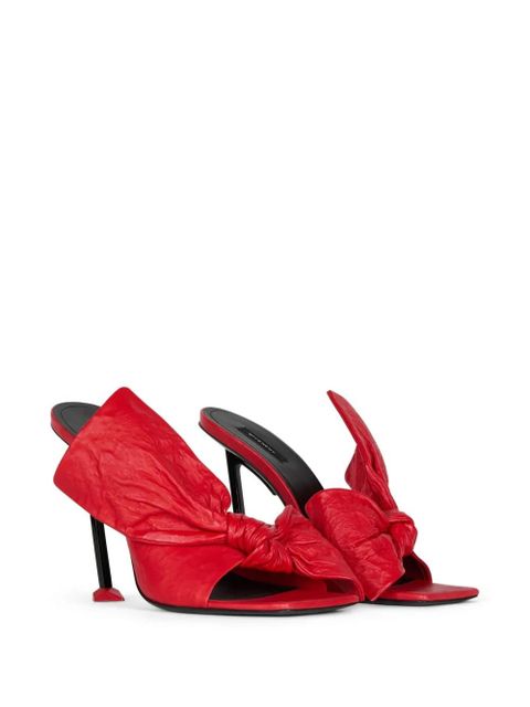 Givenchy Boudoir bow-detail sandals - Red - zdjęcie produktu nr 2