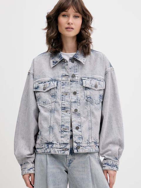 Guess Jeans kurtka jeansowa damska jeansowa - zdjęcie produktu nr 1