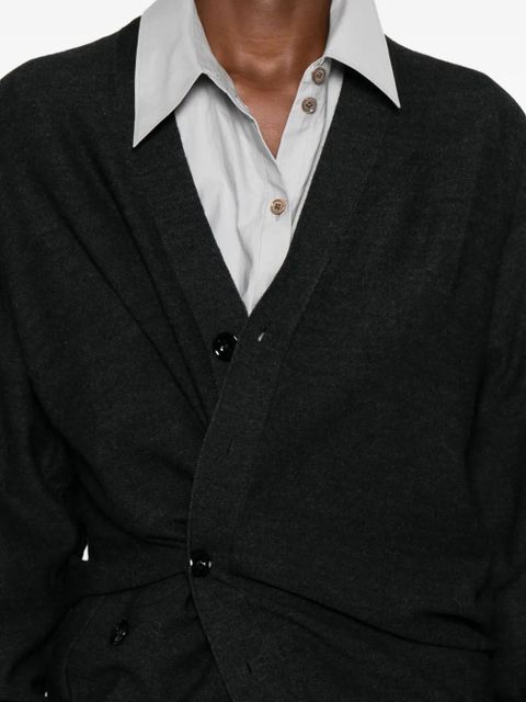 LEMAIRE button-down cardigan - Black