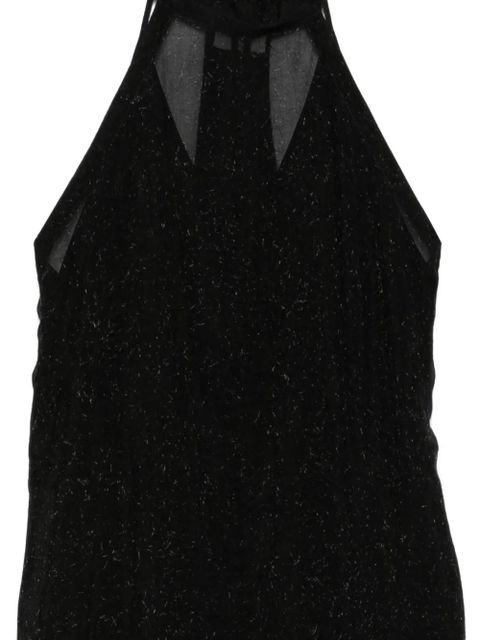 Alysi halterneck maxi dress - Black