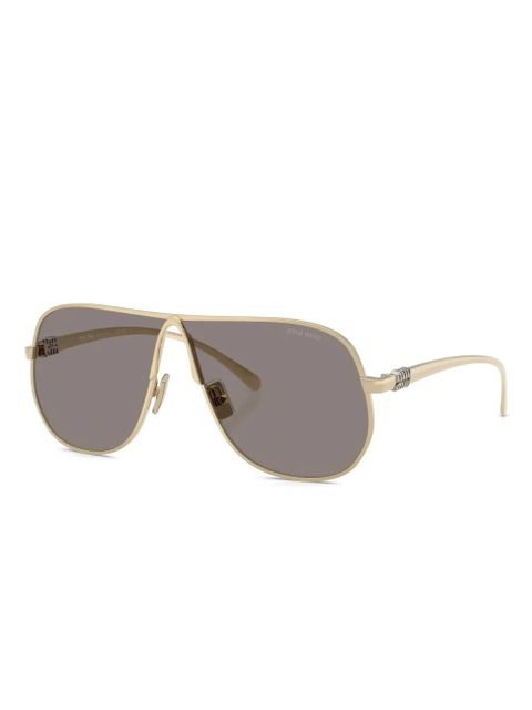 Miu Miu Eyewear pilot-frame sunglasses - Gold